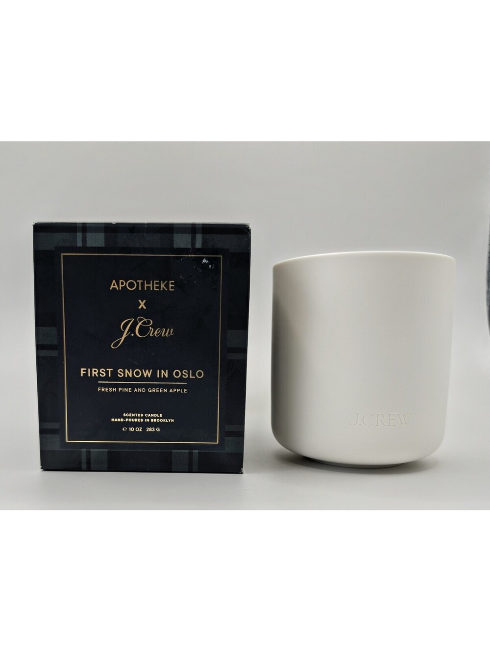 J.Crew Apotheke X Scented Candle First Snow In Oslo Fresh Pine & Green Apple
